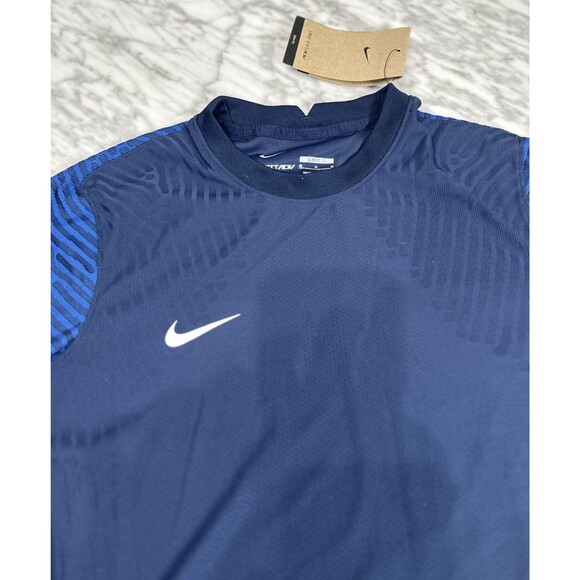 Nike Vaporknit 3  Womens Medium Soccer Top Jersey Shirt  Blue CW3138-419 NEW - Picture 4 of 7